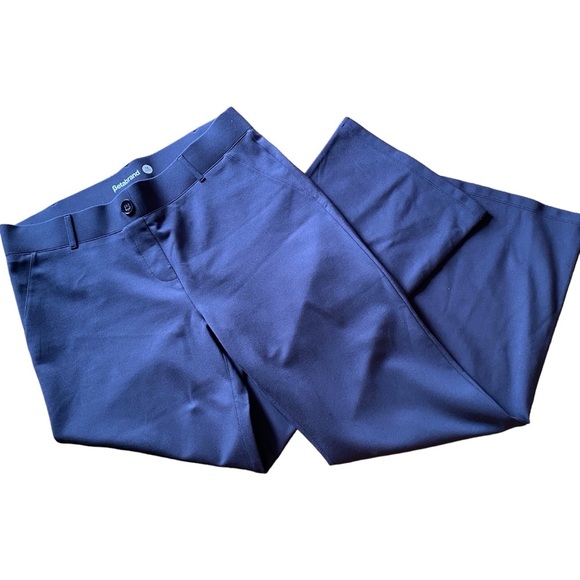 Betabrand Sz 1XP 1X Navy Blue Classic Yoga Work Pull On Pants - Picture 1 of 6